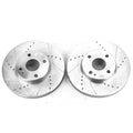 Power Stop 2016 Scion iA Front Evolution Drilled & Slotted Rotors - Pair