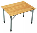 BAMBOO FOLDING TABLE W/AL LEGSADJCMPCT(25.5X19.75X1825.5)