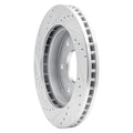 DFC 99-08 Cadillac Escalade ESV Front Right Drilled & Slotted Silver Brake Rotor