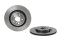 Brembo 17-20 Jaguar XE/16-19 XF Rear Premium UV Coated OE Equivalent Rotor