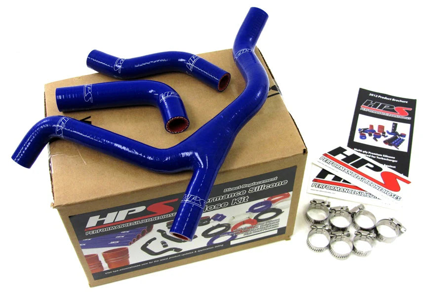 HPS Performance Blue Reinforced Silicone Radiator Hose Kit Coolant for Suzuki 07-09 RMZ250