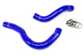 HPS Performance Blue Reinforced Silicone Radiator Hose Kit Coolant for Honda 02-05 Civic Si