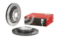 Brembo 13-16 Mercedes-Benz GL350/14-16 GL450 Rear Premium UV Coated OE Equivalent Rotor