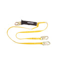 DECOIL TWINLEG LANYARD 1IN WEB SNAPHOOKS 6FT 12FF YELLOW