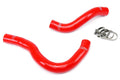 HPS Performance Red Reinforced Silicone Radiator Hose Kit Coolant for Honda 02-05 Civic Si