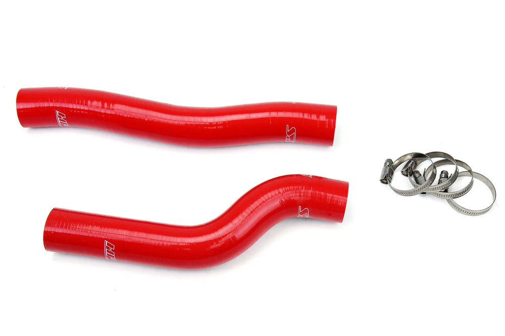 HPS Performance Red Reinforced Silicone Radiator Hose Kit Coolant for Hyundai 10-12 Genesis Coupe 2.0T Turbo