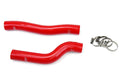 HPS Performance Red Reinforced Silicone Radiator Hose Kit Coolant for Hyundai 10-12 Genesis Coupe 2.0T Turbo