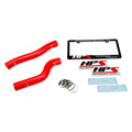 HPS Performance Red Reinforced Silicone Radiator Hose Kit Coolant for Hyundai 10-12 Genesis Coupe 2.0T Turbo