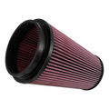 K&N Filter Universal Rubber Filter 6inch Flg 7-1/2inch B / 5-1/8inch T / 11-5/8in T
