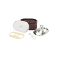K&N Custom Oval Red Race Filter 7in L x 4-1/2in W 3-1/4in H