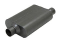 Super 44 Series Chambered Muffler Super 44 Series Stainless Steel 2.50 Inch Center In/2.50 Inch Offset Out -Aggressive Sound Flowmaster