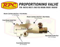 PROPORTIONING VALVE DISC/DRUM CHROM