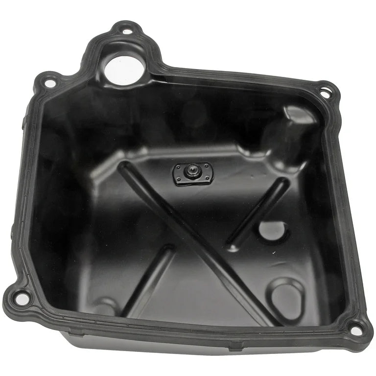 TRANSMISSION PAN WITH DRAIN PLUG