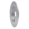 DFC 12-18 Toyota Yaris (USA/Canada) Rear Left Drilled & Slotted Silver Brake Rotor