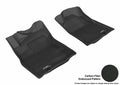 3D MAXpider 2012-2015 Toyota Tacoma Reg/Acs Cab Kagu 1st Row Floormat - Black