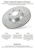 Power Stop 95-00 Chrysler Cirrus Front Evolution Drilled & Slotted Rotors - Pair