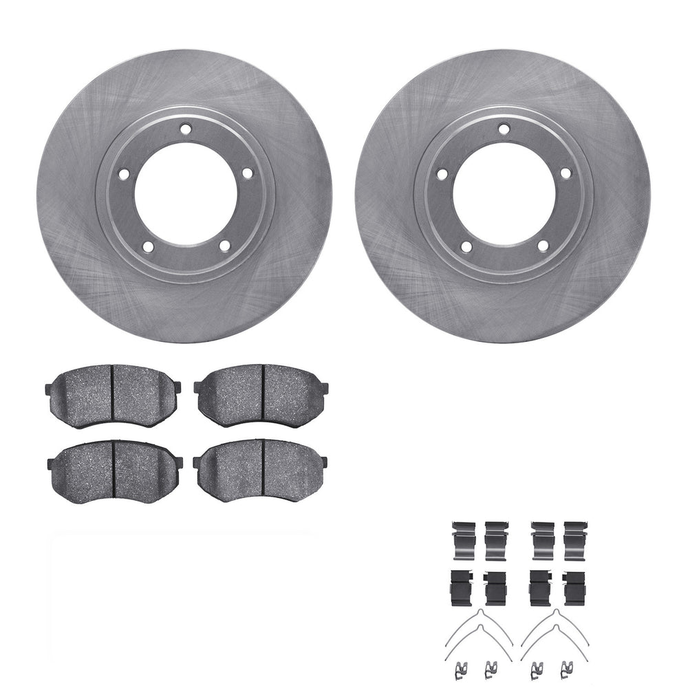 R1 95-04 Toyota Tacoma Front Brake Rotor Set w/Ceramic Pads and Hardware