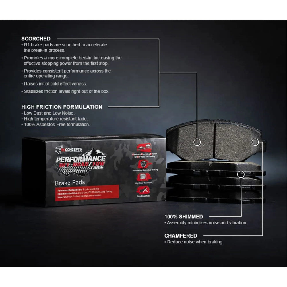 R1 05-20 GMC Yukon Xl 1500 Front Off-Road/Tow Brake Pads