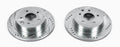 Power Stop 03-04 Infiniti M45 Rear Evolution Drilled & Slotted Rotors - Pair