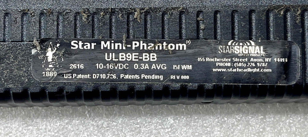 STAR WARNING blue auto part