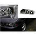 1PC EURO HEADLIGHTS BLACK HOUSING