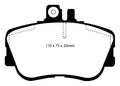 EBC 94-95 Mercedes-Benz C220 (W202) 2.2 Greenstuff Front Brake Pads