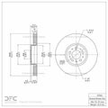 DFC 03-14 Volvo XC90 Front GeoSPEC Coated Rotor