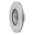 DFC 06-13 BMW 325I (USA/Canada) Front Right Drilled & Slotted Silver Brake Rotor