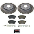 Power Stop 21-23 Nissan Rogue Rear Semi-Coated Rotor Kit