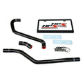 HPS Performance Black Reinforced Silicone Radiator Hose Kit for Yamaha 06-12 YFM700 Raptor