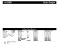 Centric 15-20 Audi A3 Semi-Loaded Rear Right Brake Caliper