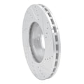 DFC 96-11 Chrysler Crossfire Front Left Drilled & Slotted Silver Brake Rotor