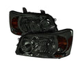 HEADLIGHTS CHROME HOUSING SMOKED LENS - NO BULBS INCLUDED