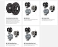EBC 95+ Toyota Tacoma 2WD 2.4L RK Series Premium Front Rotors
