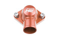 ALUMINUM WATER NECK 1.25IN HOSE FOR CHEVY V8 ALL ENGINE RED