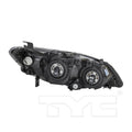 LH HEADLAMP SDN/COUPE/HYBRID; INCL SIDE MARKER/PARK/SIGNAL LAMPS; W/O BULBS OR SOCKETS CIVIC 0405