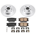 Power Stop 09-10 Pontiac Vibe Rear Z17 Evolution Geomet Coated Brake Kit