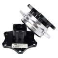NRG Quick Release SFI SPEC 42.1 - Black Shinny Body / Silver Shinny Ring