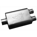 Dual Chamber Muffler 3in Center/2.5in Dual Ou