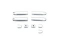 Door Handle Cover: 2007 Nissan Altima w/o 2 sensors; Door Handle Covers; chrome