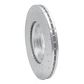DFC 04-15 Mazda 5 Front Right Drilled & Slotted Silver Brake Rotor
