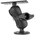RAM 6.25X2 PLATE W D BALL SHORT ARM