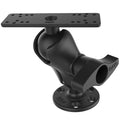 RAM 6.25X2 PLATE W D BALL SHORT ARM