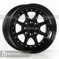 XXR 002.5 15X8 4-100/4-4.5 +20 BLAC