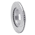 DFC 15-25 Hyundai Tucson Front Left Drilled & Slotted Silver Brake Rotor