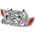 HEADLIGHT SET- CHROME