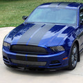 V6. GT. BOSS 302 ALL MODELS (DO NOT FIT SHELBY GT500) FRONT BUMPER LIP GLOSSY BLACK