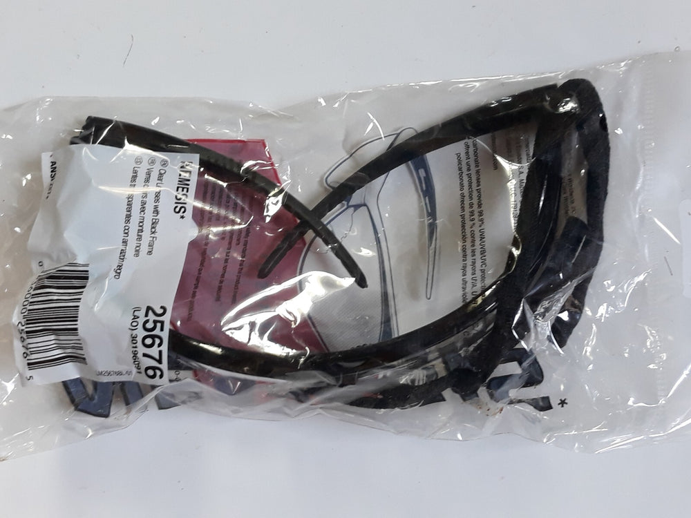 KC NEMESIS/CLEAR FRAME/CLEAR LENS/BLACK TEMPLE SLEEVE12/BX