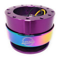 NRG Quick Release Gen 2.0 - Purple Body / NeoChrome Ring