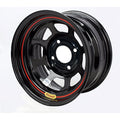 Wheel 15x8 D-Hole 4x100 mm 4in BS Black